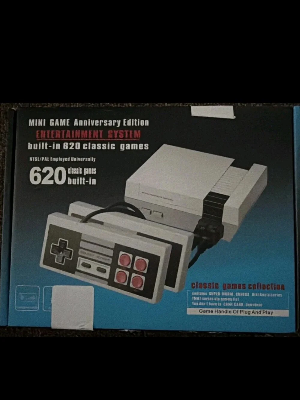 The Mini Game Anniversary Edition Console offers a wide range of 620 games in a